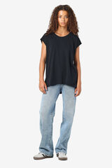 Noisy May Langes Kurzarm-Shirt Schwarz