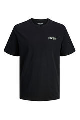 Jack & Jones T-shirt with back print Crna