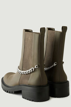 Springfield Chelsea boots with chains grey