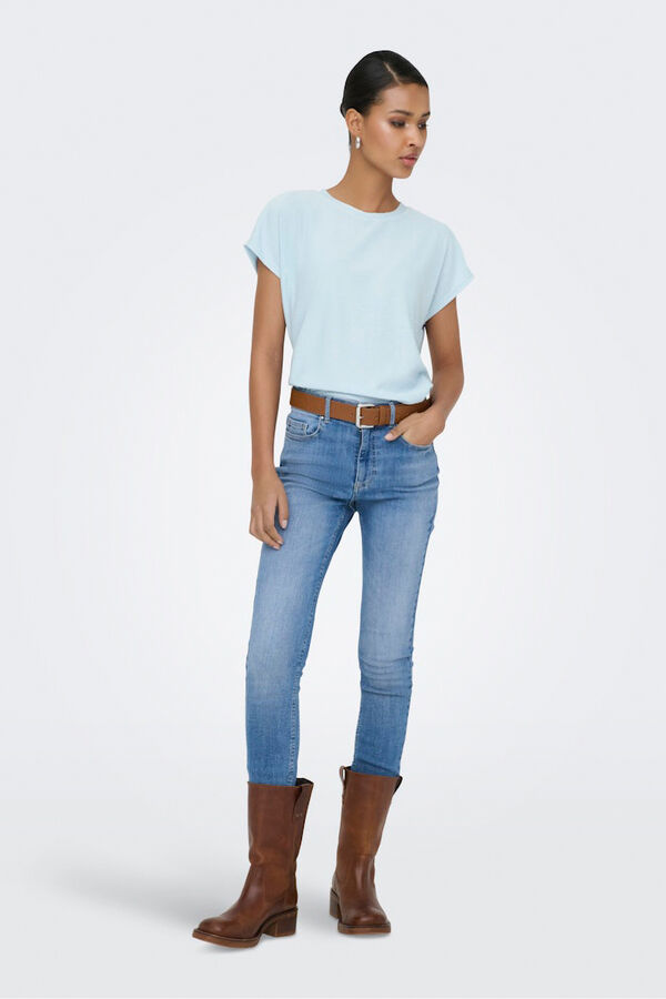 Only Camiseta plumeti azul