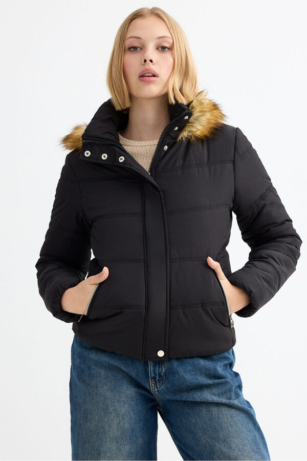 Inside Puffer Jacket black