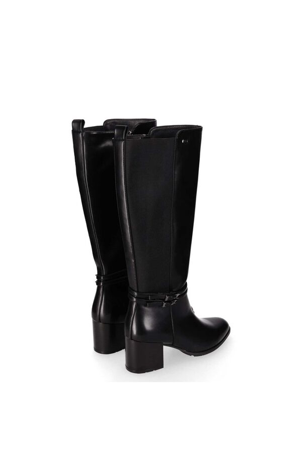 Chika 10 High boot with elasticated back panel black
