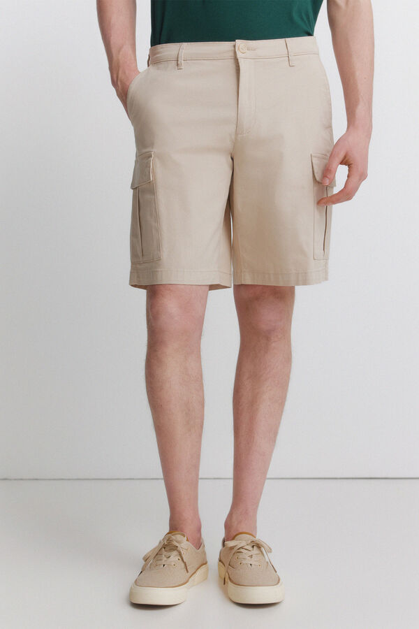 Springfield Bermuda cargo coupe confort marron