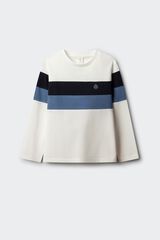 Springfield Kids T-shirt manga comprida b&aacute;sica para menino bege