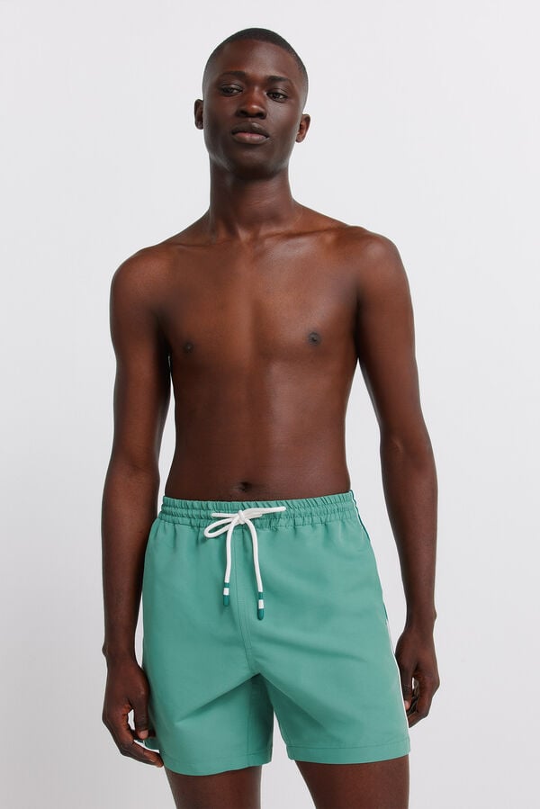 Springfield Plain V-shaped swimwear green