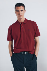 Springfield Essential regular fit piqué polo shirt