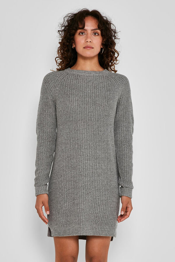 Springfield Jersey-knit dress gray