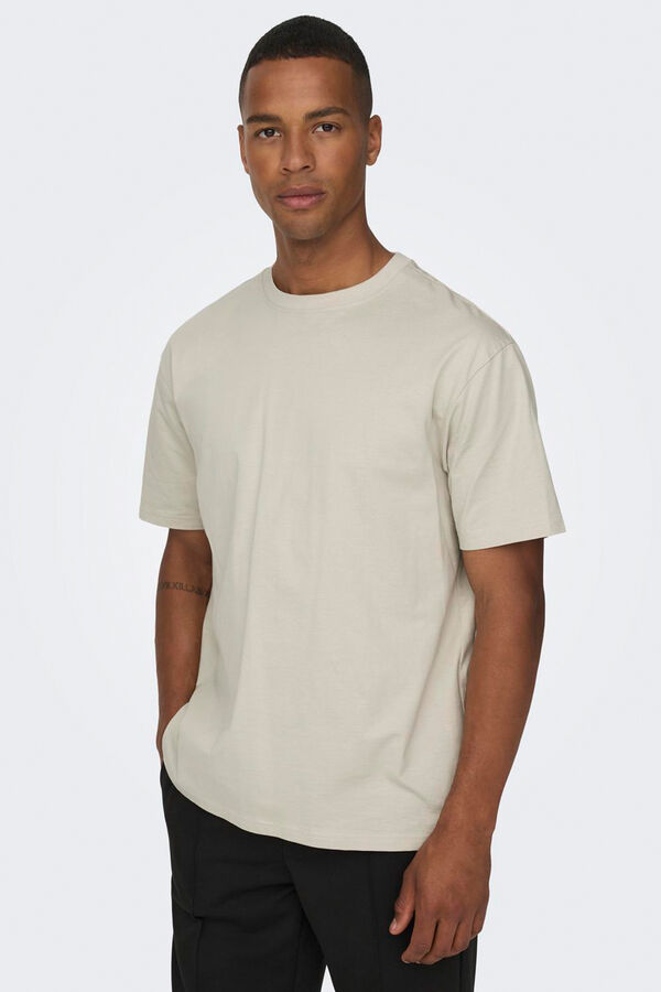 Springfield Relaxed fit short-sleeved T-shirt grey