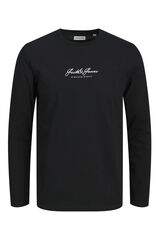 Jack & Jones Junior Long sleeve T-shirt with logo black