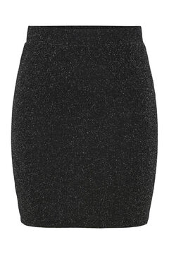 Springfield Short skirt with metallic thread black