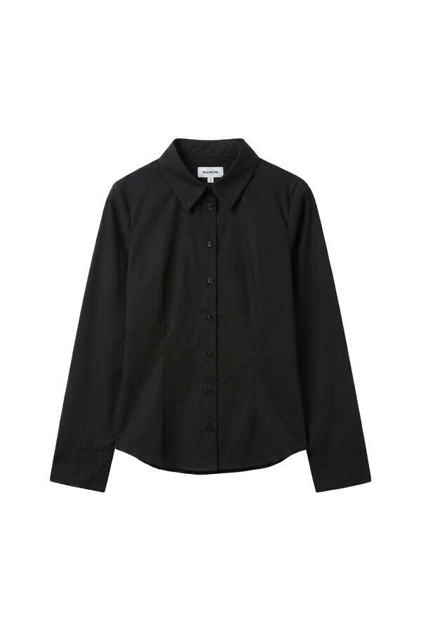 Balmohk Camisa b&aacute;sica entallada negro