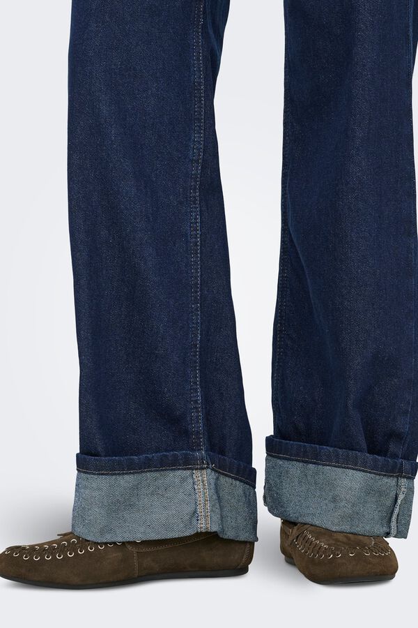 Only Jeans wide azul