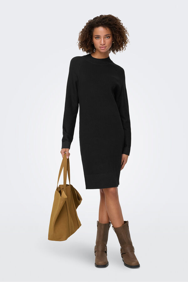 JDY Strick- kurzes Kleid Schwarz