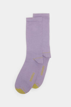 Springfield Klassische Socken Rippstrick lila