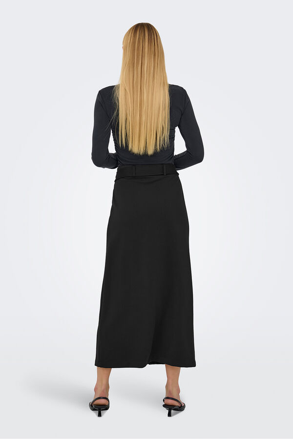 JDY Langer Rock Schwarz