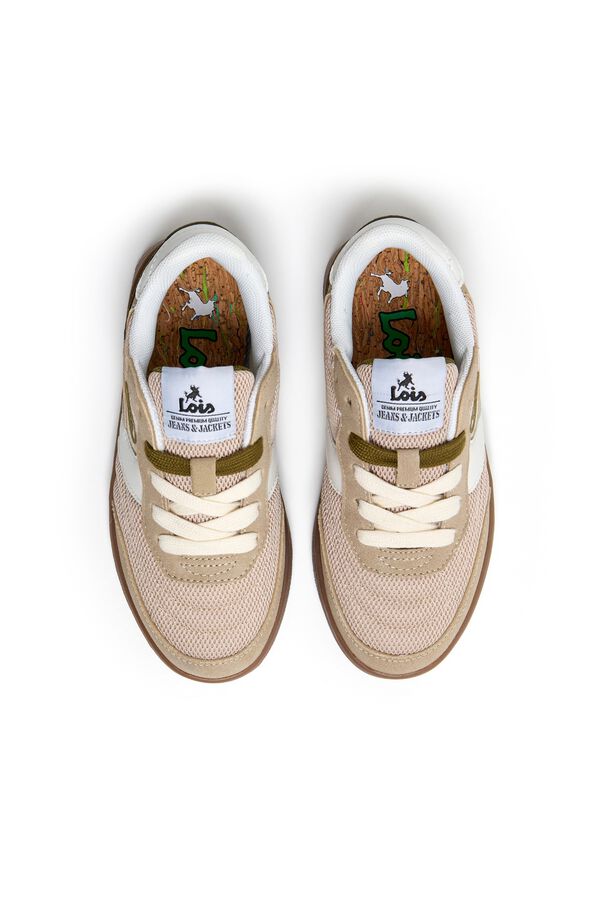 Lois Puffer breathable sneaker beige