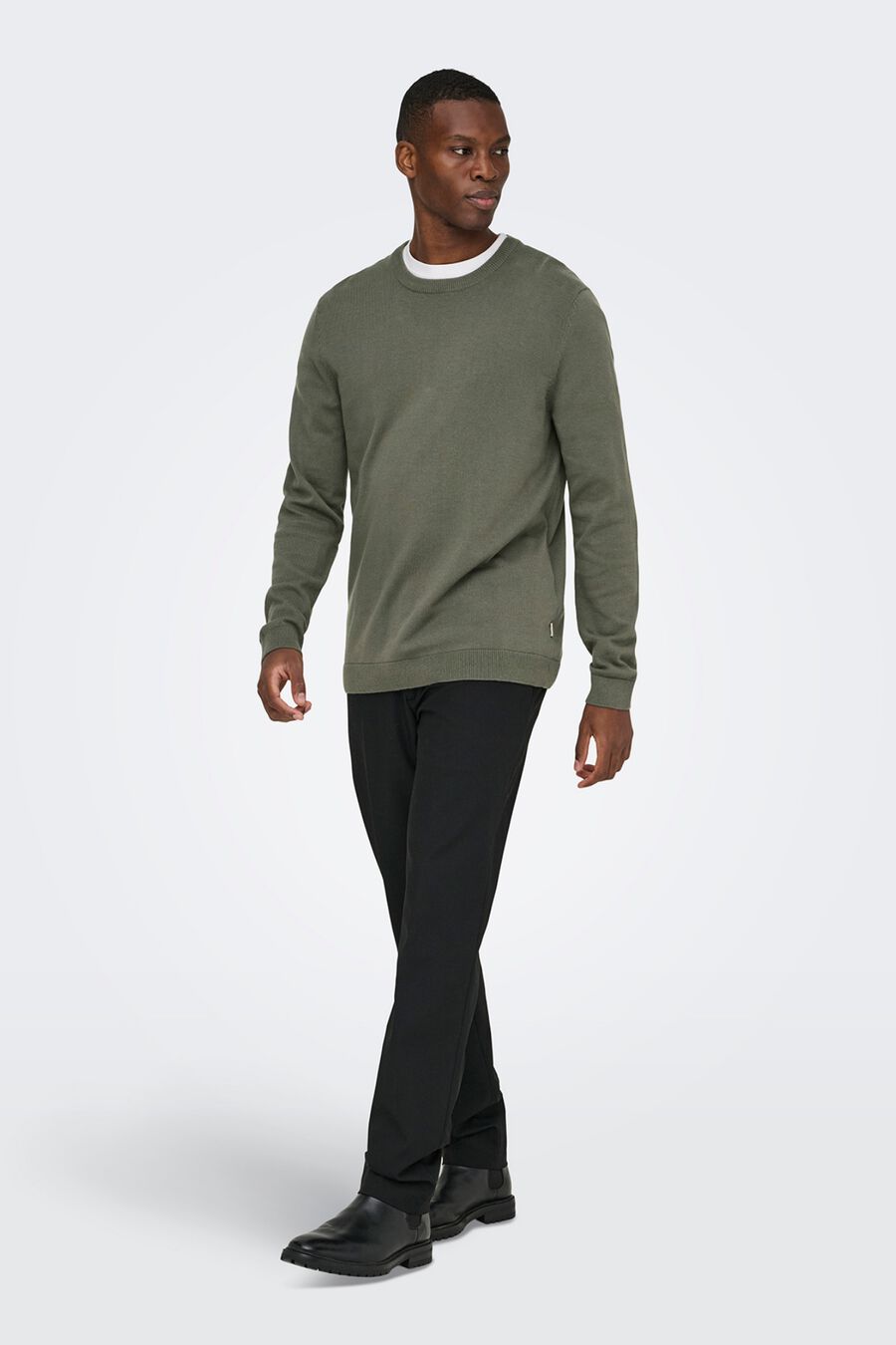 Jersey cuello redondo