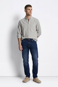 Tiffosi Camisa Regular Fit Oxford Rayas