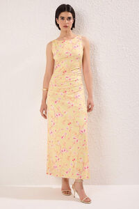 Trendyol Vestido maxi con fruncido