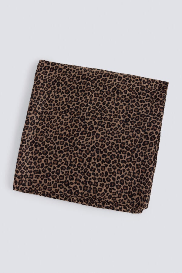Springfield Animal print scarf nude