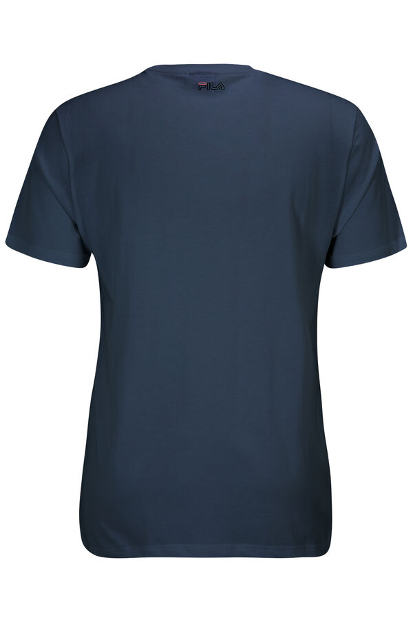 Springfield T-shirt manga curta Fila azul