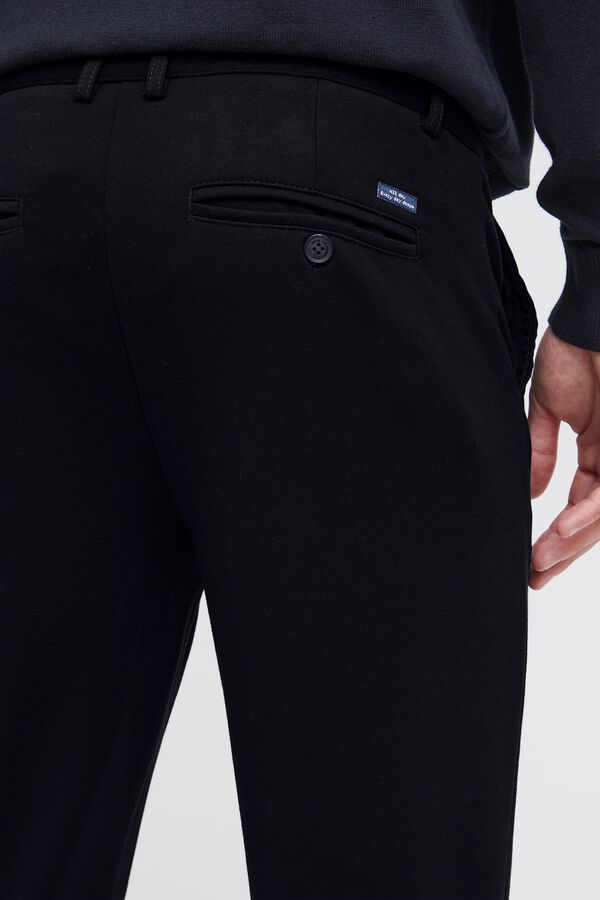 Blend Tailored regular trousers gris