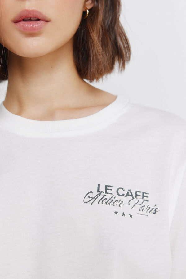 Springfield Short-sleeved T-shirt Le caf&eacute; brown