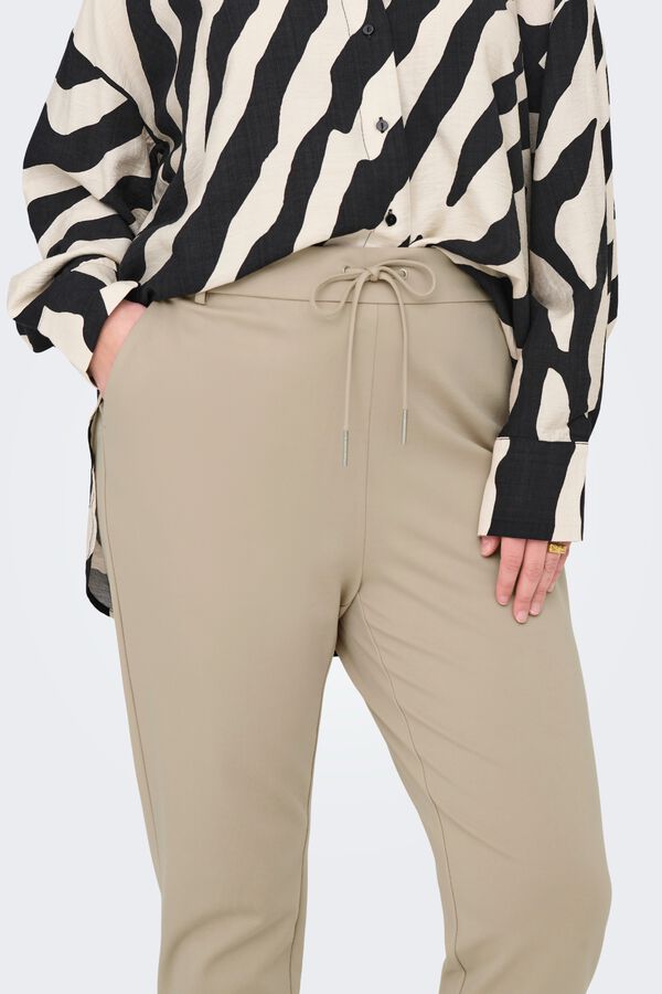 Only Carmakoma Plus size chinos grey