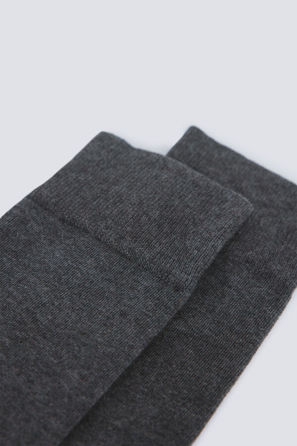 Springfield Calcet&iacute;n largo monocolor gris