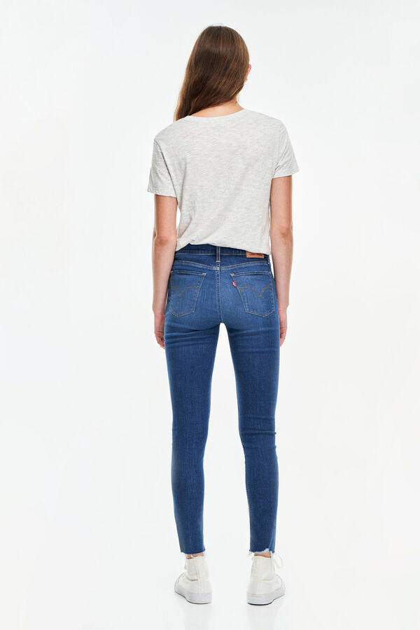 Springfield 710 Skinny jeans™ Super skinny. tamno plava