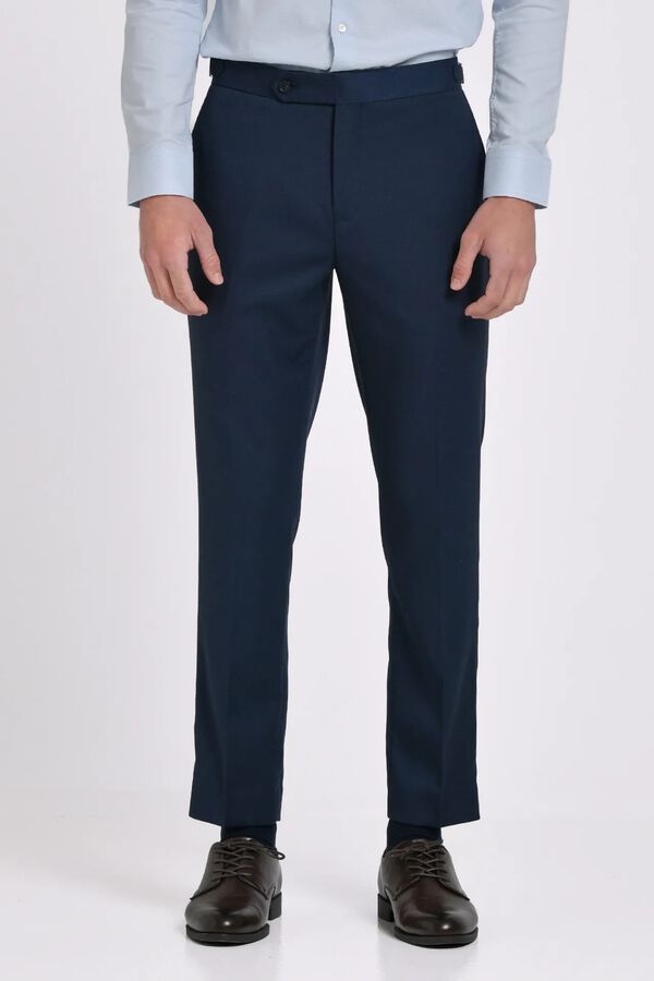 JVZ Suit trousers with loops blue