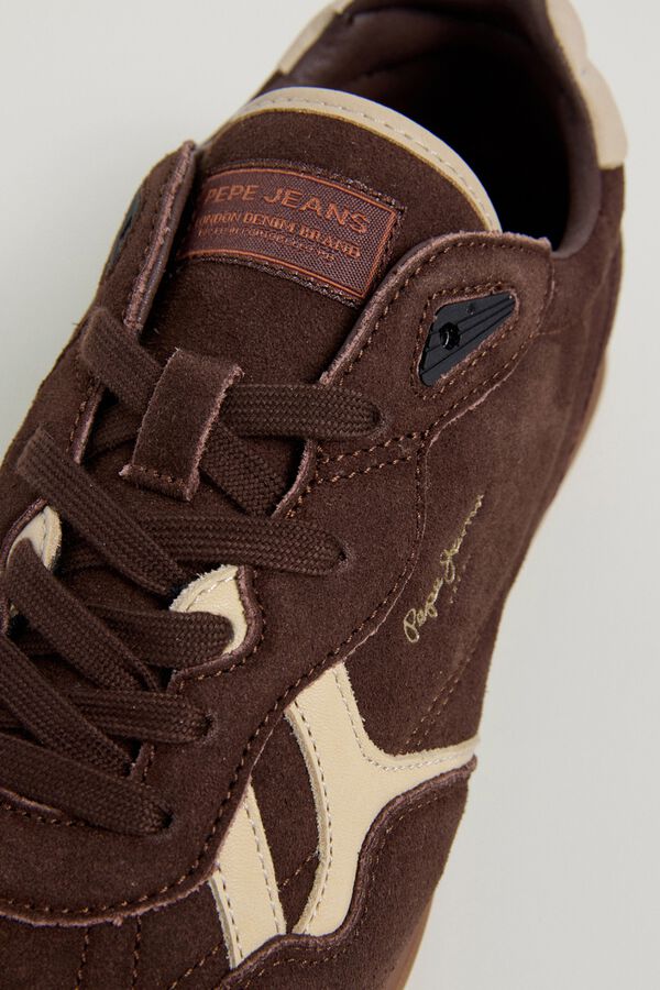 Pepe Jeans Leather sneakers brown
