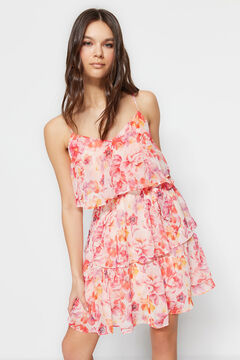 Trendyol Vestido mini com folhos