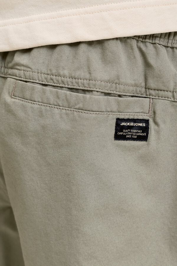 Jack & Jones Cotton jogger Bermuda shorts green
