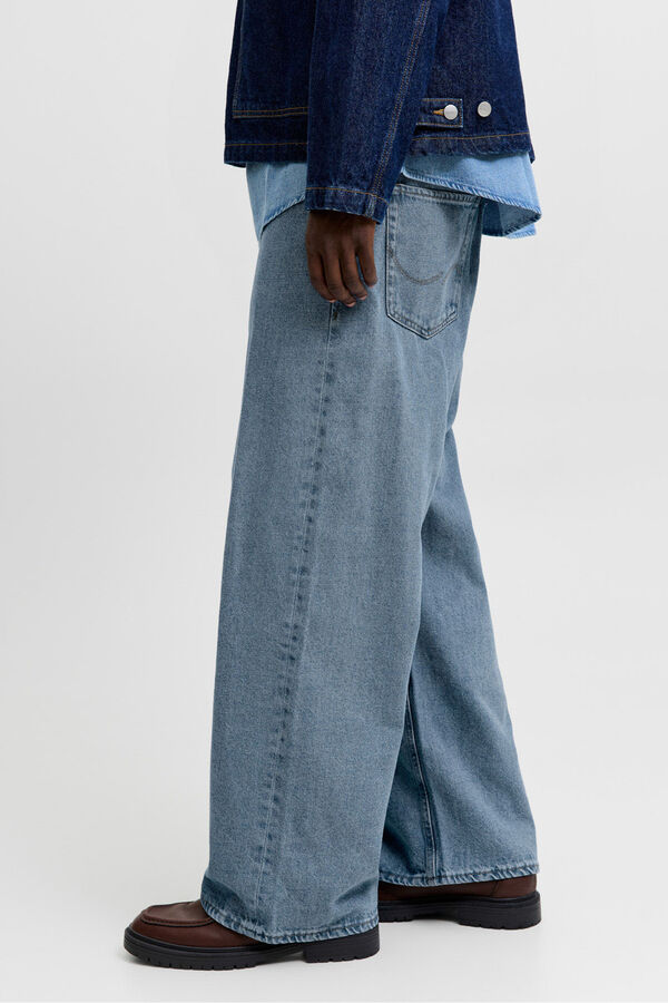 Jack & Jones Weite Jeans Blau