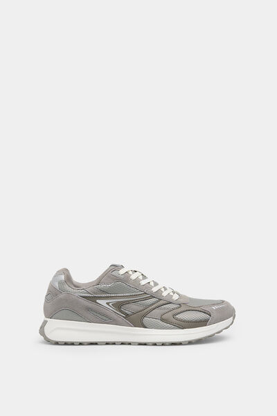 Springfield Deporvia leather running shoe  grey mix