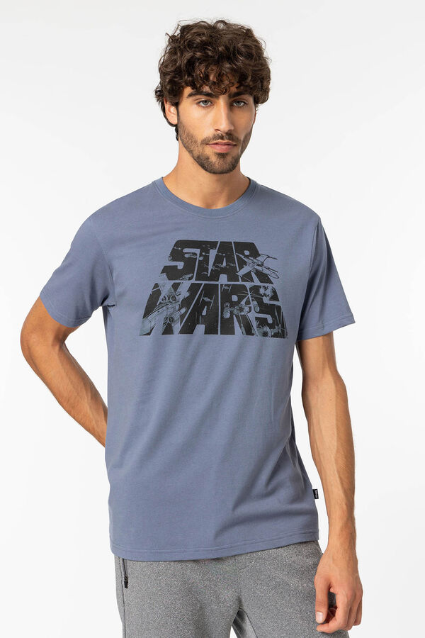 Springfield T-shirt ™ Star Wars bleu acier
