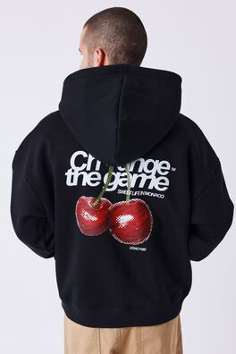 Sudadera con estampado de cerezas