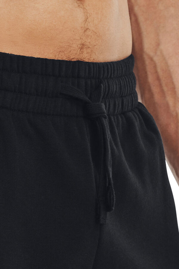 Under Armour Pantal&oacute;n largo de algod&oacute;n de hombre negro