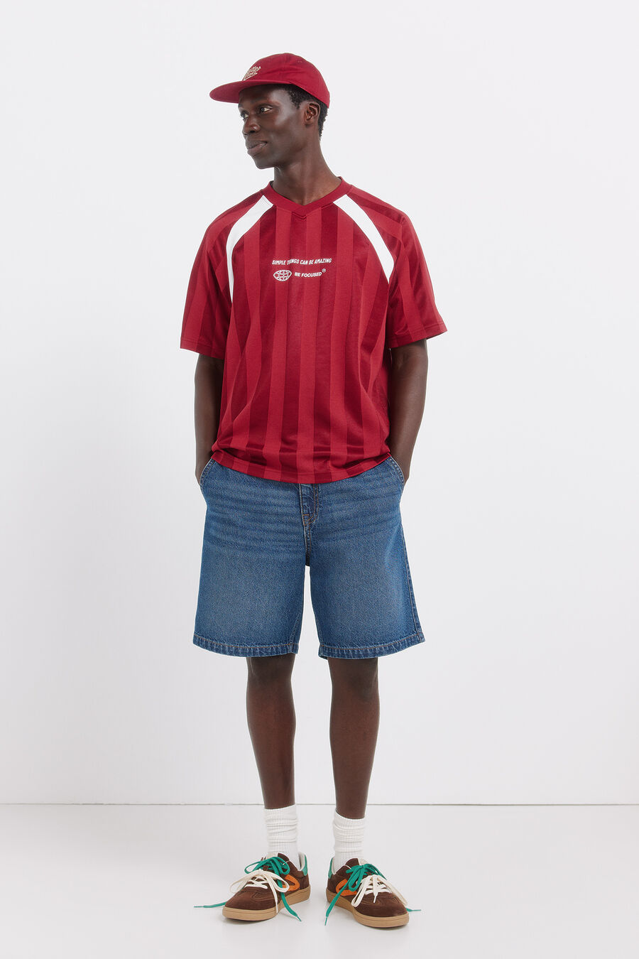 Bermuda chino vaquera straight fit