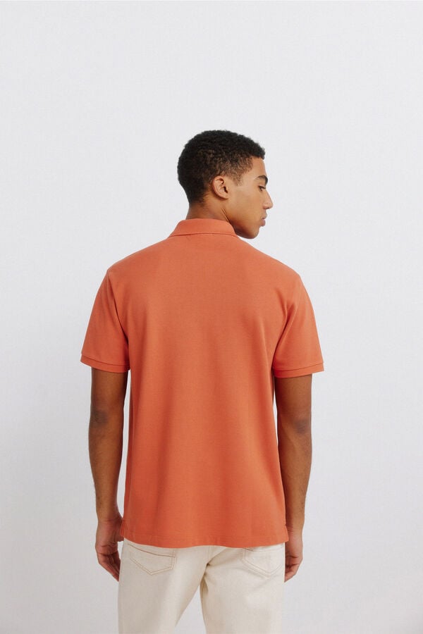 Springfield Basic regular fit polo shirt SPRINGFIELD red