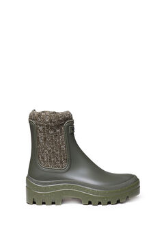 Springfield Women's rain boot in taupe dark gray