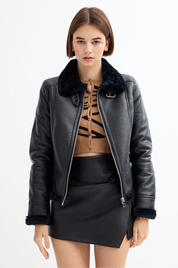 Inside Cazadora Doble Faz negro