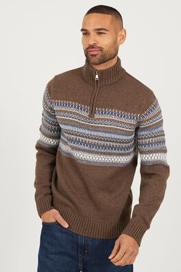 Jersey con cuello cremallera
