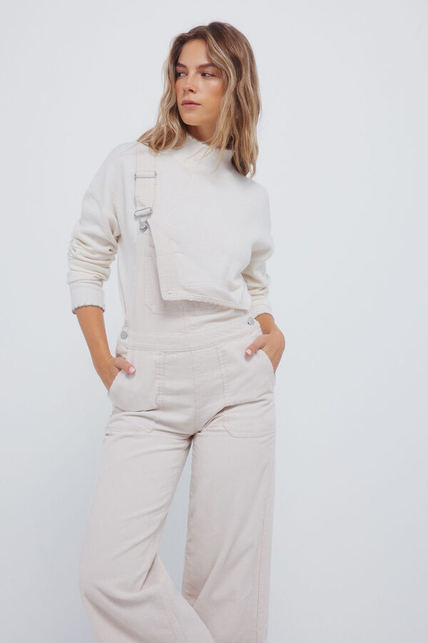 Springfield Short jersey-knit knit short dress mink