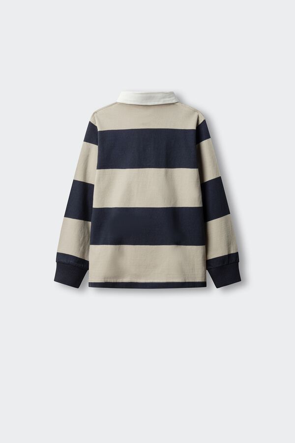 Springfield Kids Sudadera rugby rayas ni&ntilde;o coral