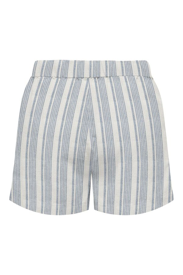 Only Linen shorts blue