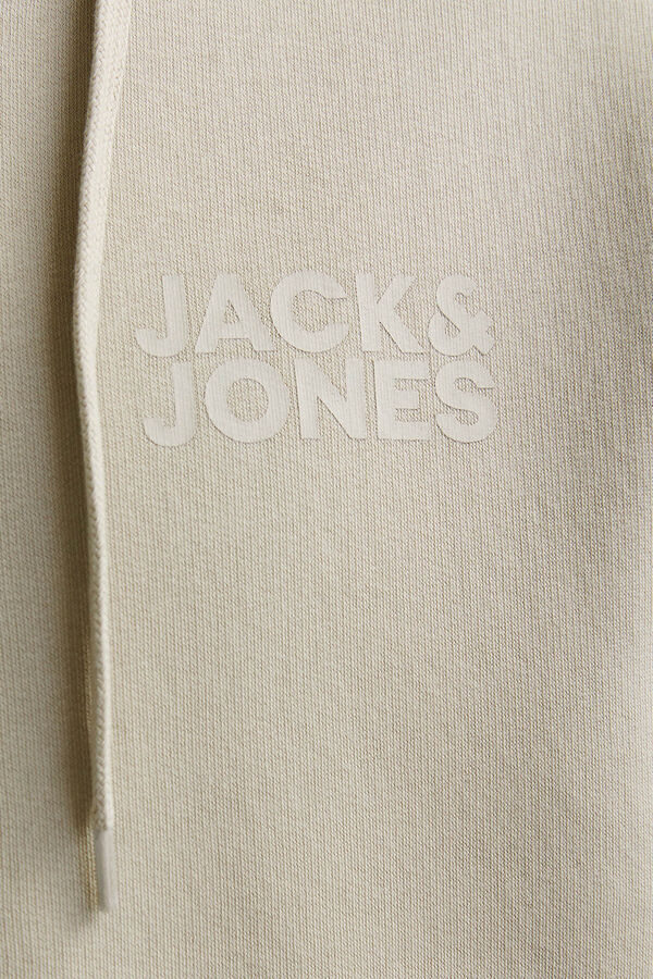 Jack & Jones Sudadera b&aacute;sica cremallera gris