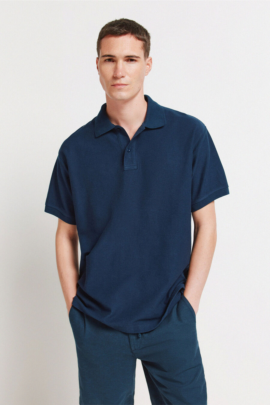 Polo estructura boxy fit