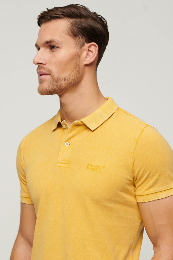 Springfield Destroyed polo shirt yellow